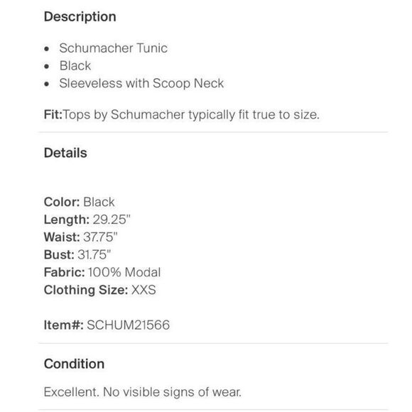 EUC Dorothee Schumacher Black Scoop Neck‎ Sleeveless Tunic Classic Size XXS - Picture 6 of 6